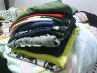 A pile of clothes
