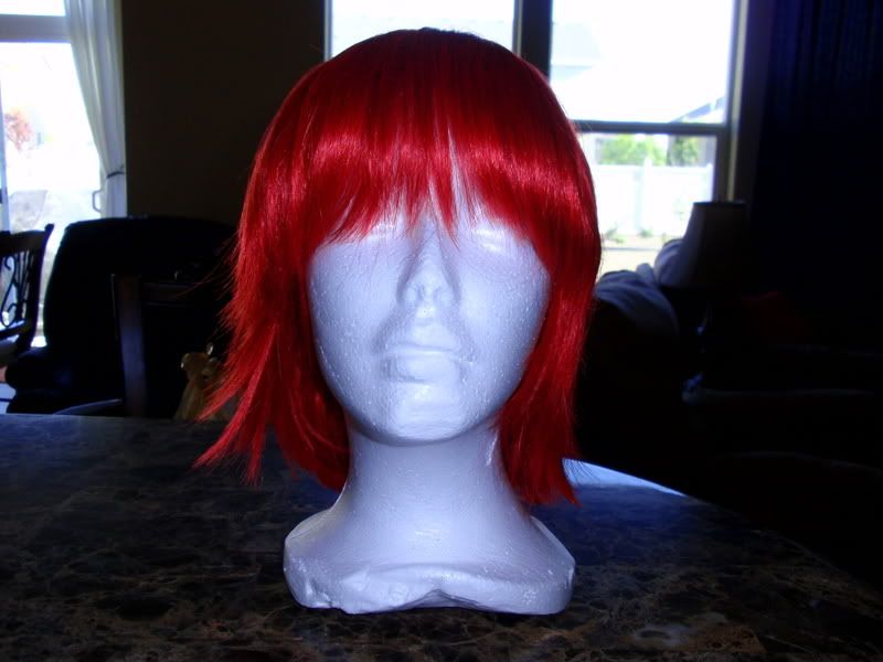  have short red hair that can go with this style of wig.