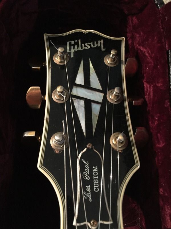 Sold Gibson Custom Shop Mick Jones Les Paul Custom Relic The Gear Page