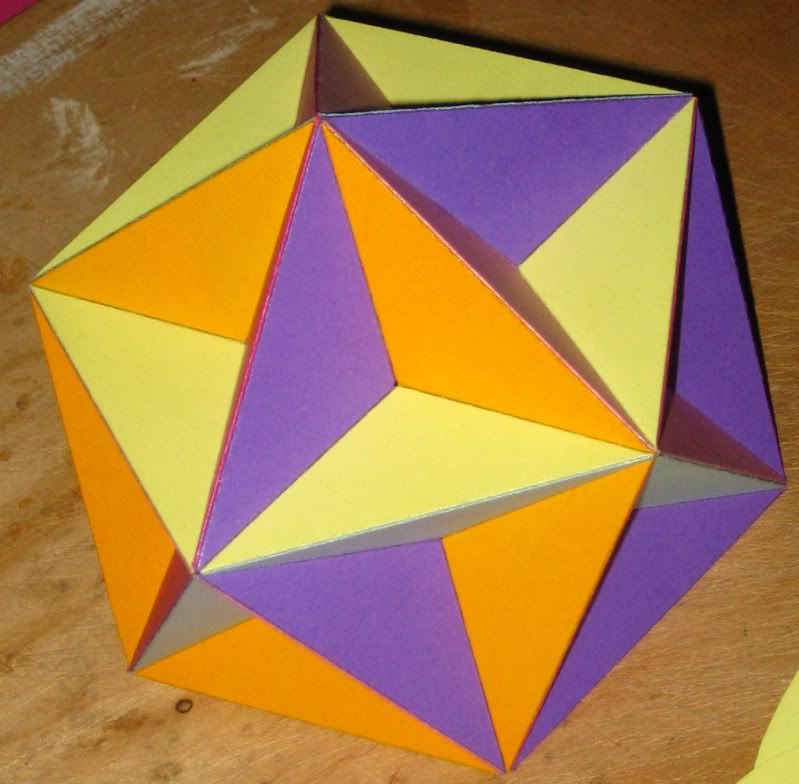 stellated dodecahedron net
