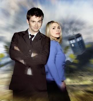The Tenth Doctor and Rose Tyler
