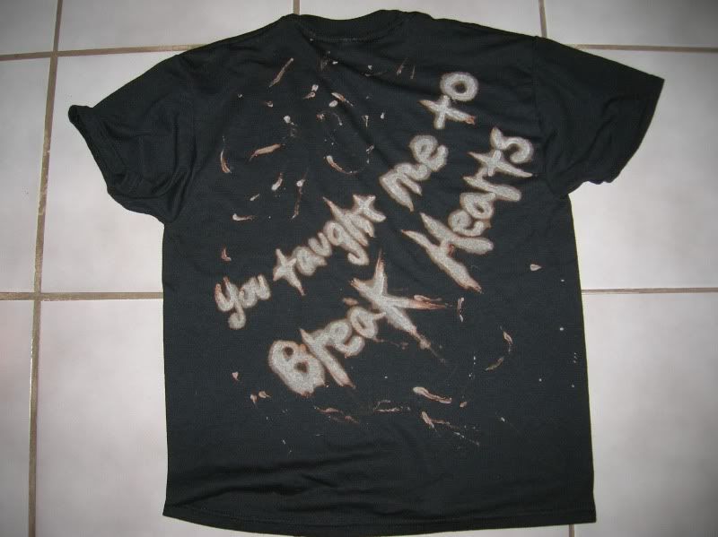 back of cancha\'s emo shirt