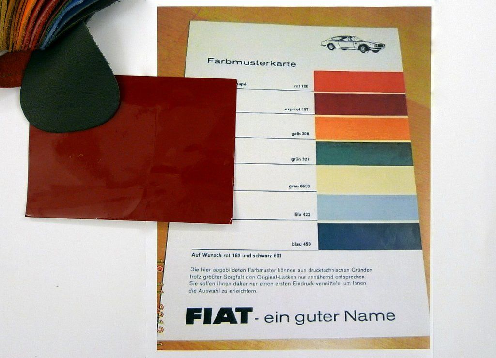 Fiat Color Chart
