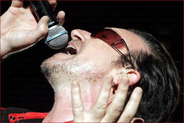 Bono singing
