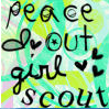 peace out girl scout