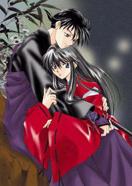 Fwee! I love this yaoi couple! Inuyasha and Miroku belong together. This has got to be my favorite picture. I love it so much.