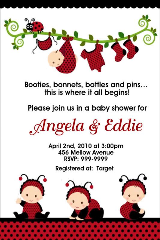 ladybug baby shower clip art - photo #44