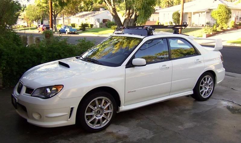 For sale is a complete Yakima roof rack from my STI that I just tradedin
