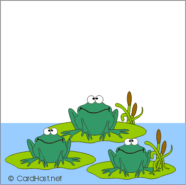 Birthday w/Frogs (animated