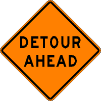detour sign Pictures, Images and Photos