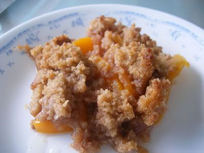 Peach Crumble