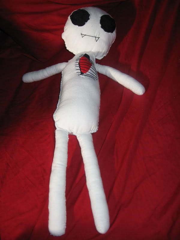 It's my happy nudist vampire plushy Lloyd Lloyd has a real heart 