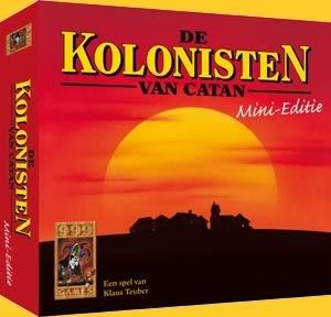 De doos van de Kolonisten van Catan - Mini-Editie