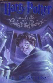 Harry Potter and the Order of the Phoenix Book cover by Scholastic