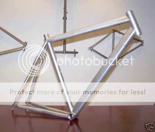 polishing titanium bike frame