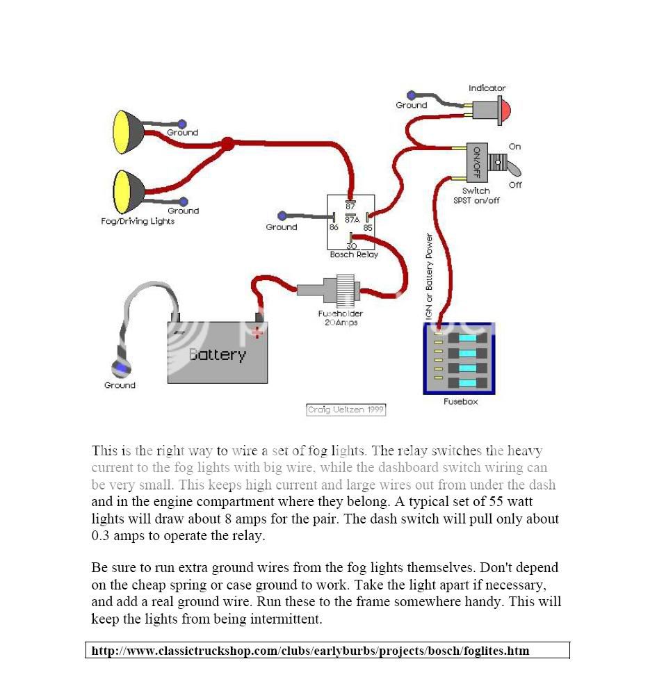 Fog Light Wiring Diagram With Relay - Database