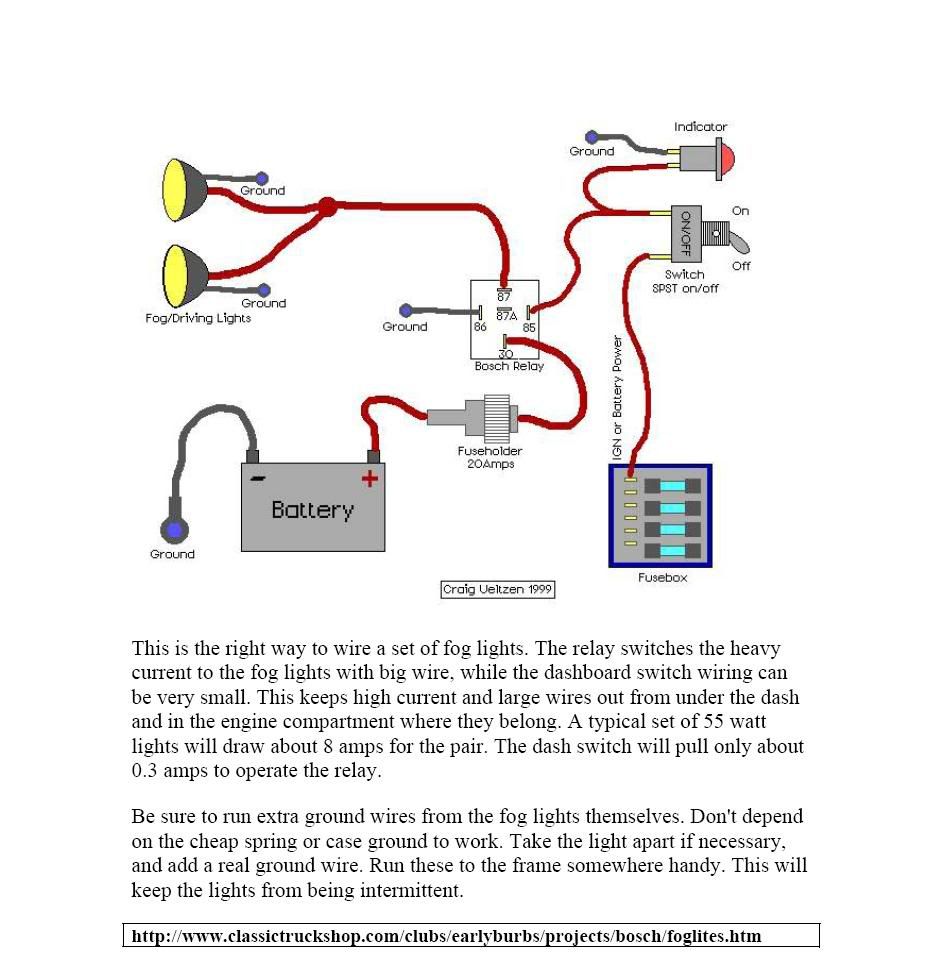 Fog Light Wiring Diagram With Relay - Database - Wiring  