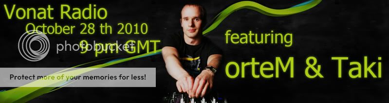 October Mix with Guest DJ ORTEM & Taki (from October 28th, 2010)