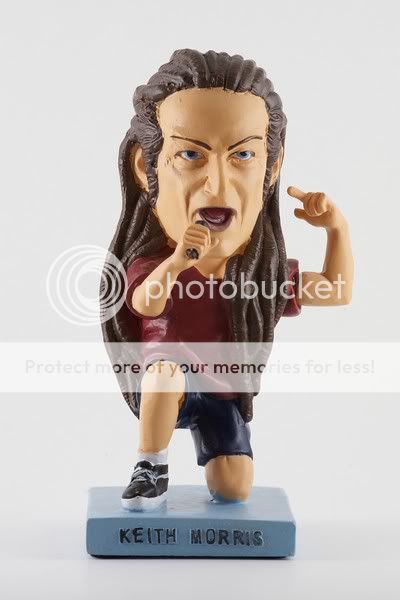 Photo of Keith Morris from Black Flag, Circle Jerks & OFF! Collectible Throbbleheads figurine from Aggronautix 