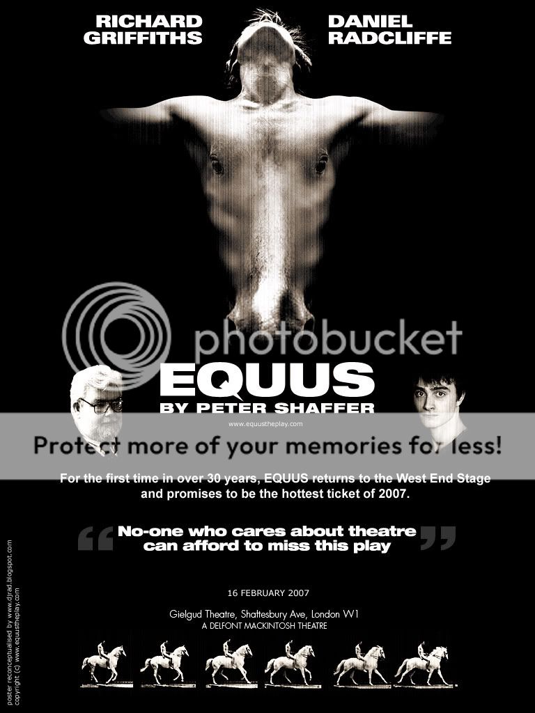Daniel radcliffe equus poster - 🧡 Дэниэл Рэдклифф - фотографии и постер...